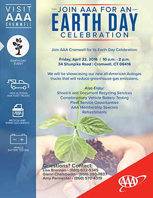 AAA Earth Day Celebration | Cusson Automotive